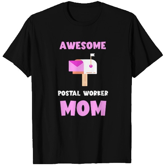 Womens Postman Mom Postal Worker Mailman Rural Mail Delivery T-Shirts