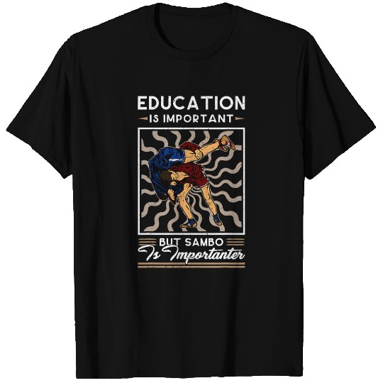 Sambo competition championship fighter wrestler wrestling 1 T-Shirts