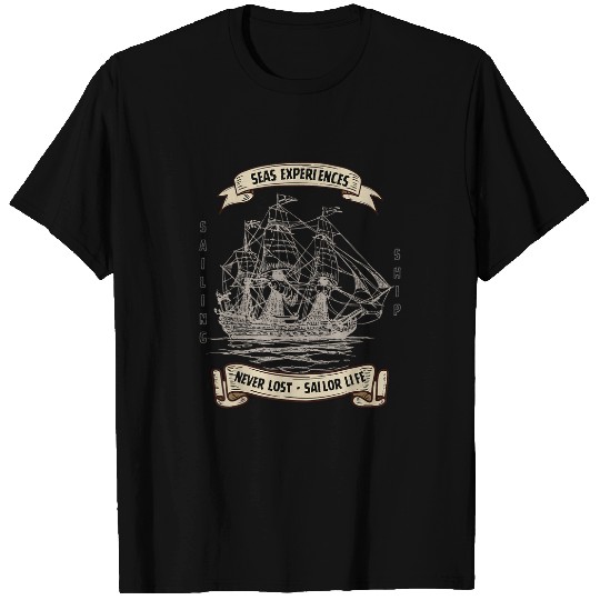 Sailing Ship vintages Boat Sailor Life T-Shirts