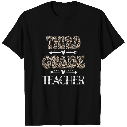 Third Grade Vibes 3rd Grade Team Leopard Teachers Kids T-Shirts