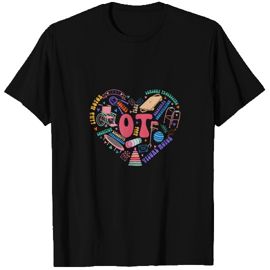 Occupational Therapy Valentines Day Design Cool OT Therapist T-Shirts
