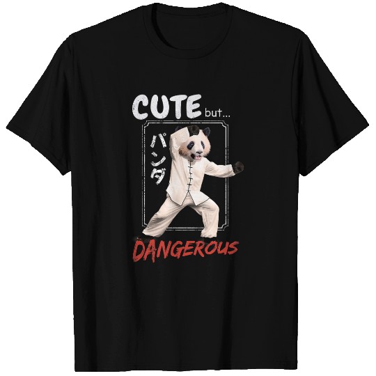 Animal Cute Dangerous Love Panda Bear Karate Taekwondo T-Shirts