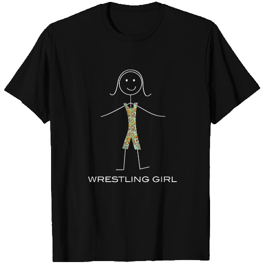 Funny Womens Wrestling Design Girl Wrestler T-Shirts