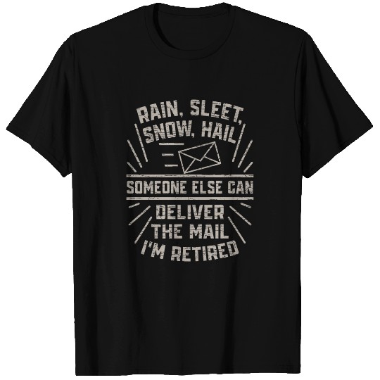 Retired Postman Postal Worker 1 T-Shirts