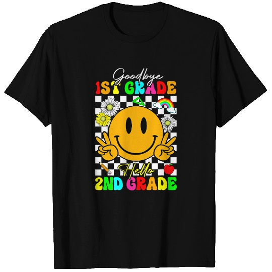 goodbye 1st grade hello 2nd grade teacher kid back to school T-Shirts