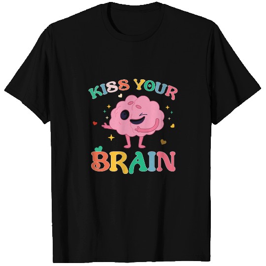 kisss Your Brain Sped Teacher Appreciation Back To School Kid T-Shirts