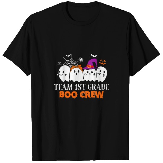 Team 1st grade Boo Crew Cute Halloween Teacher Student T-Shirts