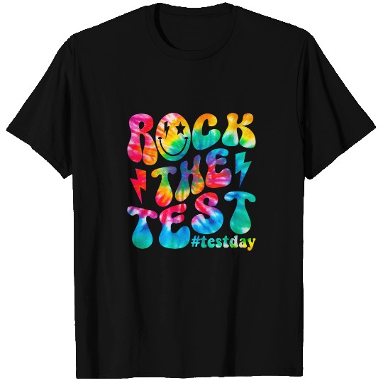 rock test testing day motivational teacher student T-Shirts