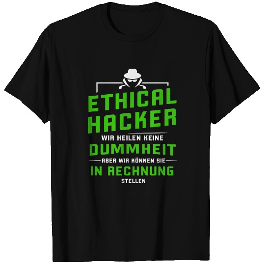 Ethical Coding Computer Skills Programmer White Hat T-Shirts