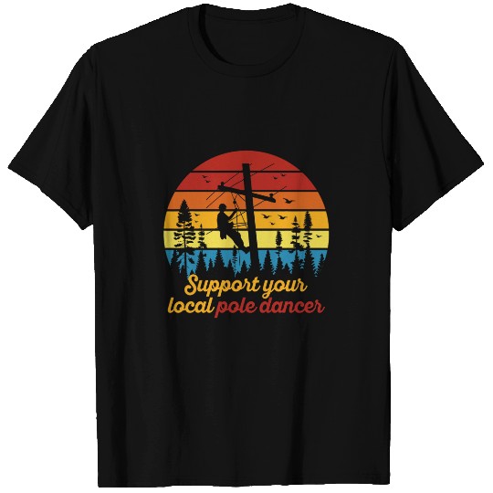 American Lineman Powerline Worker 7 T-Shirts