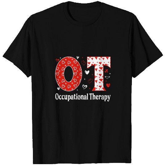 Occupational Therapy Valentines Day Occupational Therapist T-Shirts