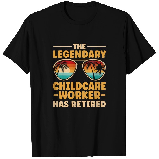 Retired Childcare Worker Retirement T-Shirts