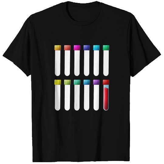 Laboratory Test Tubes Phlebotomist Phlebotomy Men Women T-Shirts