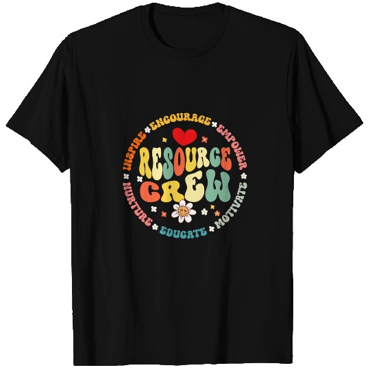 Resource Crew Teacher Team Special Education IEP Teaching T-Shirts