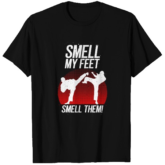 Cool Karate Gift For Boys Girls Funny Smell My Feet Karate 3 T-Shirts