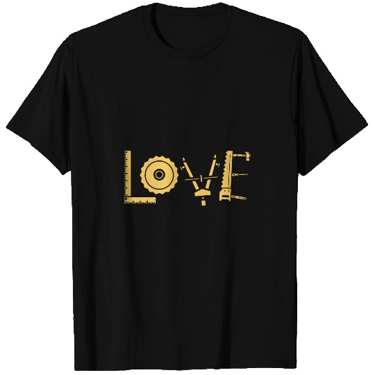 Funny Woodworking Dad Father Carpenter Love T-Shirts