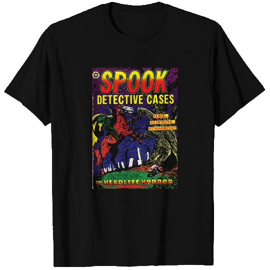 Halloween Horror vintages ghosts Comic Book Retro Funny T-Shirts