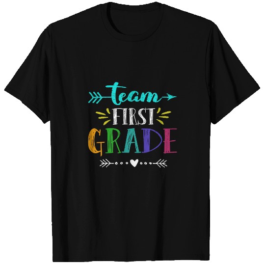 Team First Grade Teacher Student Funny Back To School Gift 2 T-Shirts
