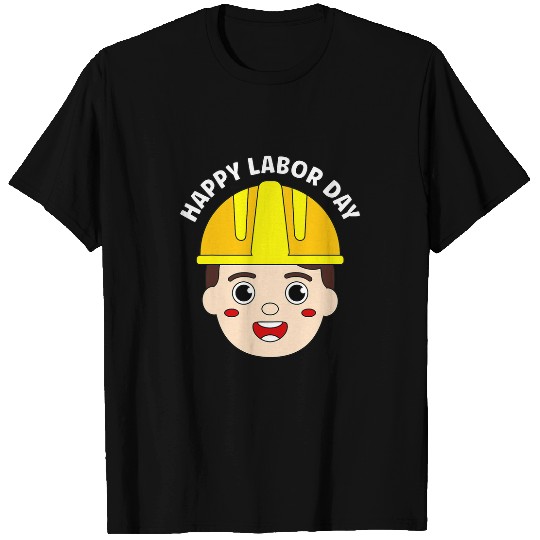 Happy Labor Day School Boy Worker T-Shirts