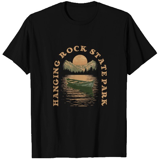Hanging Rock State Park Boat Lake Retro vintages T-Shirts