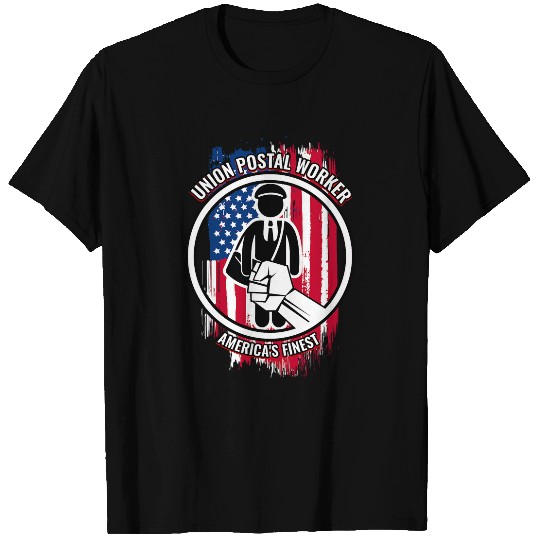 Union Postal Worker American for Postal Workers T-Shirts