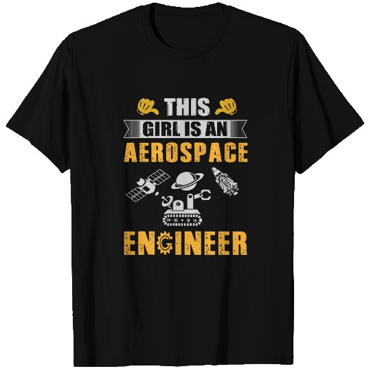 This Is Girl Aerospace Engineer Funny Engineering Women T-Shirts