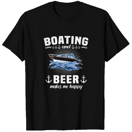 Captain Beer Sayings Boat Sailing T-Shirts
