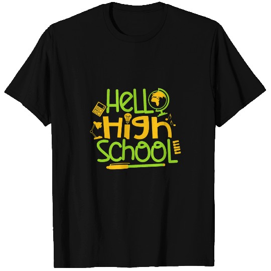Hello High School Teacher Back To School Teacher Student T-Shirts