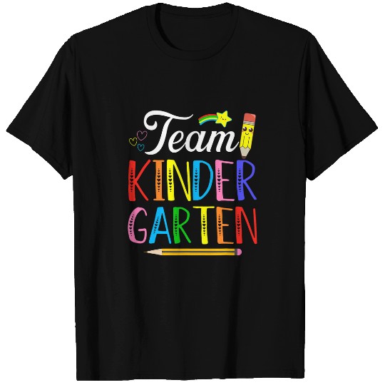 Team Kindergarten Teacher Student Back To School 2 T-Shirts