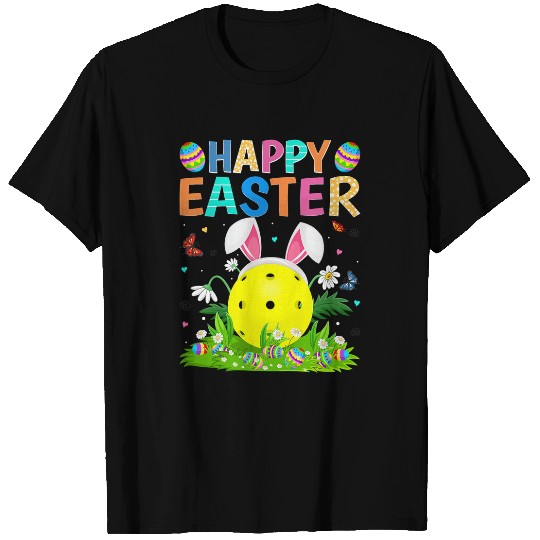 Happy Easter Bunny Egg Funny Pickleball Easter Sunday T-Shirts