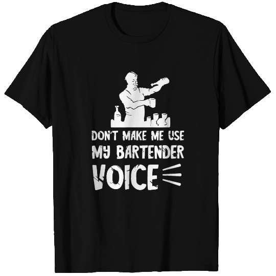 Bartender Voice Cocktail Intoxicologist Bar Worker Mixology T-Shirts