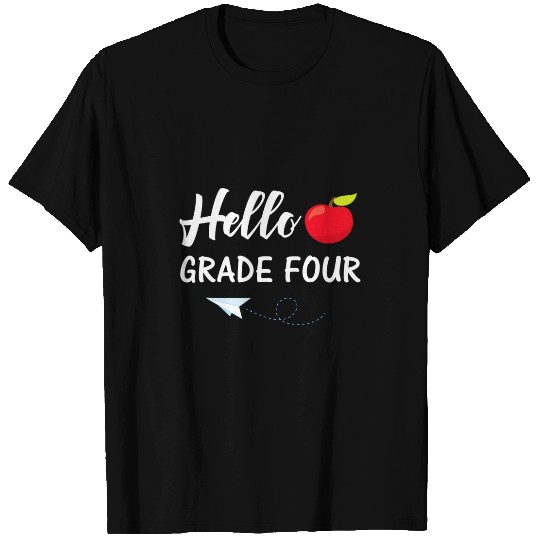 Hello Grade Four Back To School Teacher Student T-Shirts