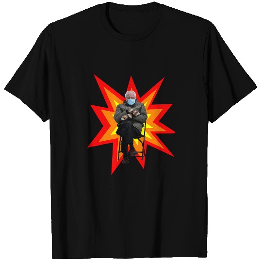 BERNIE MEME COMIC BOOK POW FUNNY T-Shirts