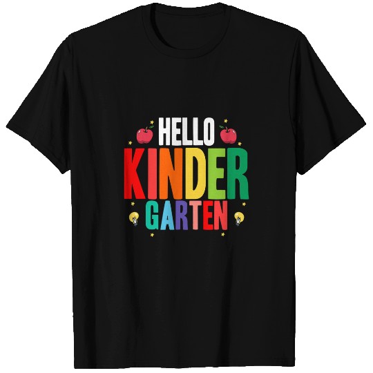 Hello Kindergarten Student Teacher Back To School 3 T-Shirts