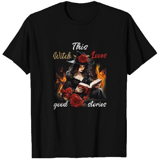Halloween Library Witch Book Lover Librarian Reading Teacher 1 T-Shirts