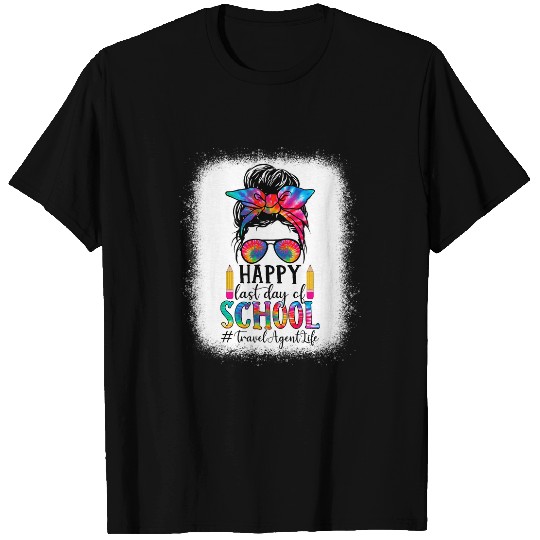 Travel Agent Last Day Of School Teacher Womans School Girl T-Shirts