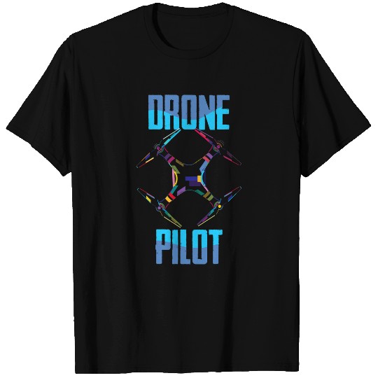 Drone Pilot Quadcopter 3 T-Shirts
