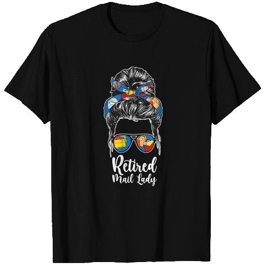 Retired Mail Lady Retirement Retired Postal Worker T-Shirts