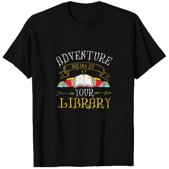 Adventure Begins At Your Library Summer Reading 2024 Books T-Shirts