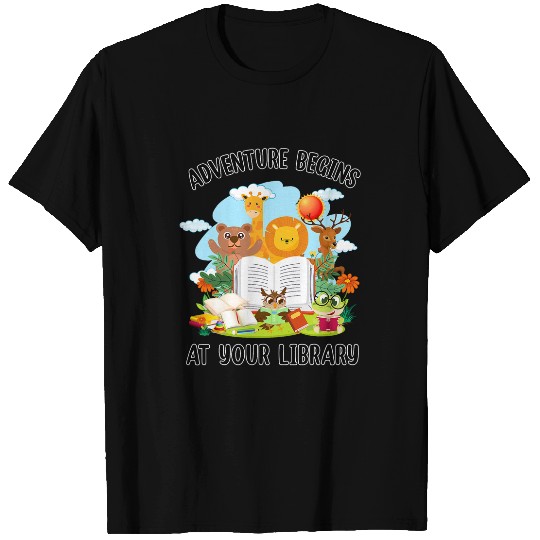 Adventure Begins At Your Library Summer Reading 2024 8 T-Shirts