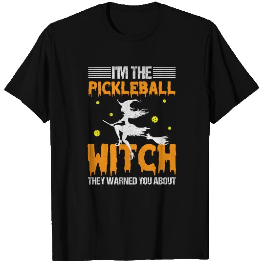 Halloween Pickleball Tee Im The Pickleball Witch T-Shirts