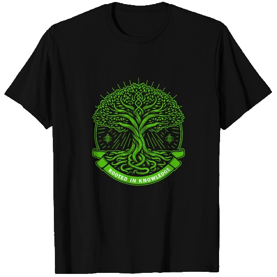 Rooted in Knowledge Teacher Tree T-Shirts