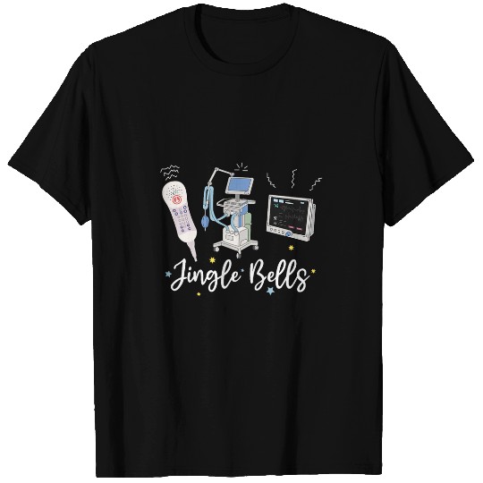 Jingle Bell Telemetry nurses Christmas Crew Tele Tech Xmas T-Shirts