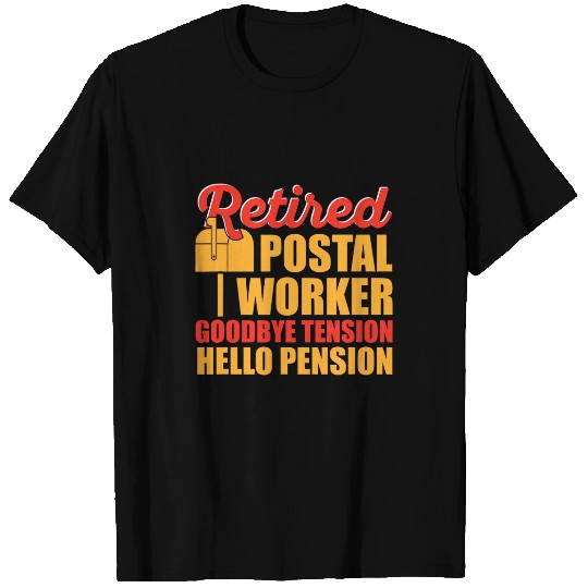Retired Postal Worker Retirement Life Men Women Graphic T-Shirts