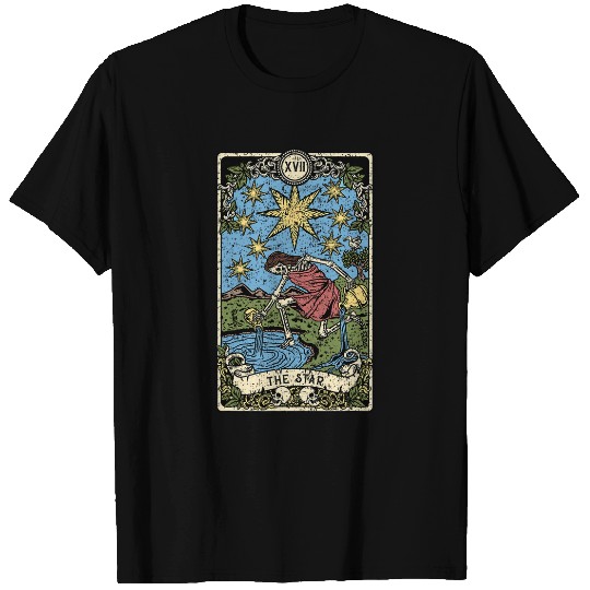 The Star Tarot Card I Fortune Teller I Goth Witchcraft T-Shirts