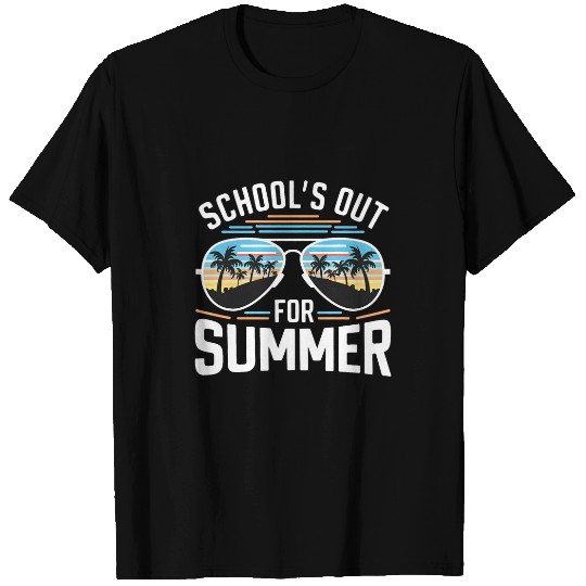Retro Last Day Of School Schools Out For Summer Teacher Day T-Shirts