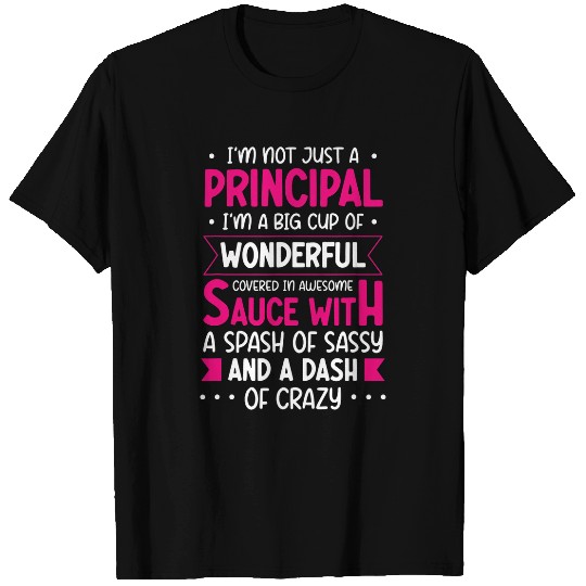 Wonderful Principal Admin Office Pedagogue School Worker T-Shirts