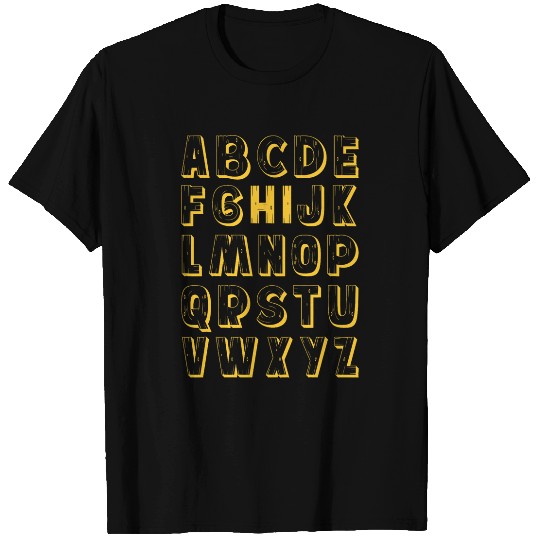 Wooden Hi Alphabet Letter PreK Kindergarten Teacher Kids T-Shirts