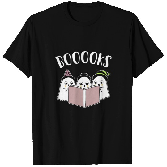 Funny Book Reading ghostss Booooks Book Lover Reading T-Shirts
