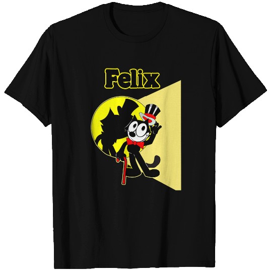 Felix Cartoon onStage in Spotlight Wears Bow Tie Top Hat T-Shirts